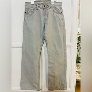 Lucky Brand Dungarees by Gene Montesano grey pants 31